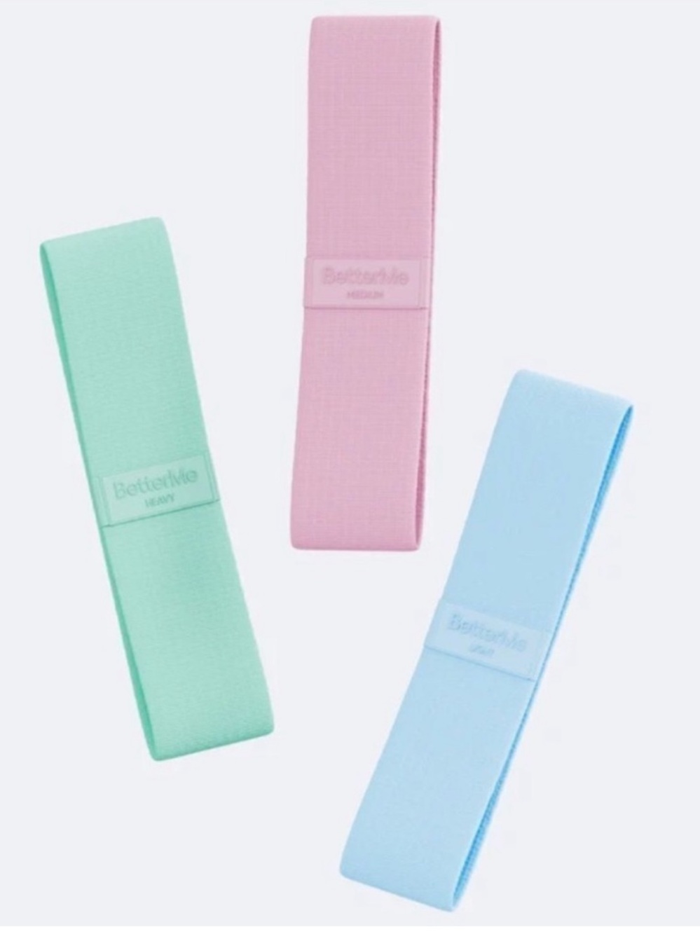 betterMe Pastel Pilates Loop Bands - 3 Pack New $60